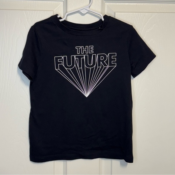 Old Navy Other - Old Navy Boys XS 5 The Future Black and White Short Sleeve Tee